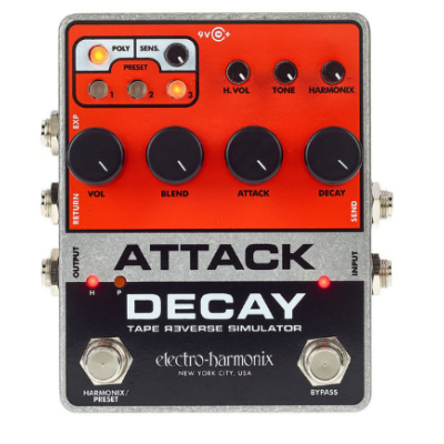 Electro Harmonix Attack Decay efektu pedālis