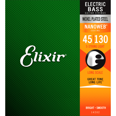 Elixir 14202 Nanoweb bass guitar strings