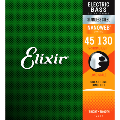 Elixir 14777 Nanoweb bass guitar strings