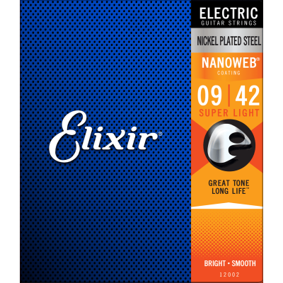 Elixir 12002 Nanoweb elektriskās ģitāras stīgas