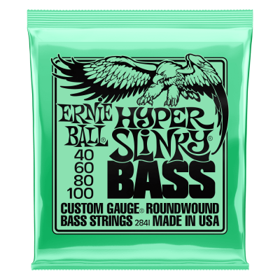 Ernie Ball  HYPER SLINKY BASS 40-100 bass guitar strings