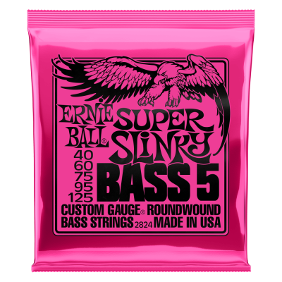 Ernie Ball SUPER SLINKY BASS 40-125 bass guitar strings
