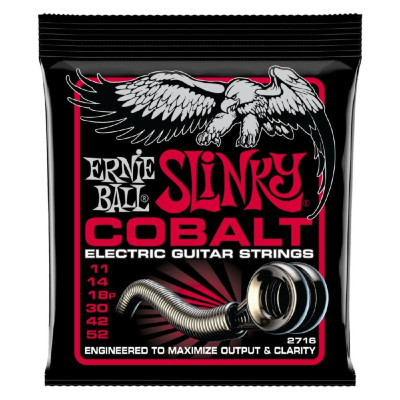 Ernie Ball BURLY SLINKY COBALT 11-52 струны для электрогитары