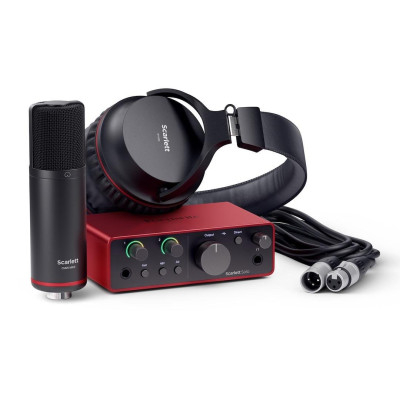 Focusrite Scarlett Solo Studio 4rd Gen komplekts