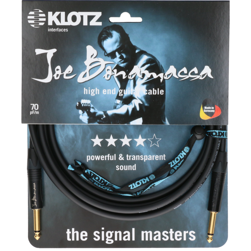 KLOTZ Joe Bonamassa 3M Ģitāras Vads