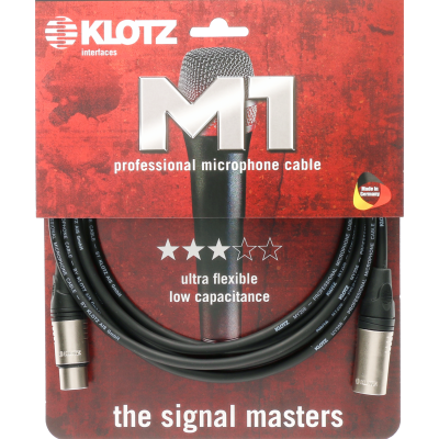 KLOTZ M1 10m Mikrofonu kabelis