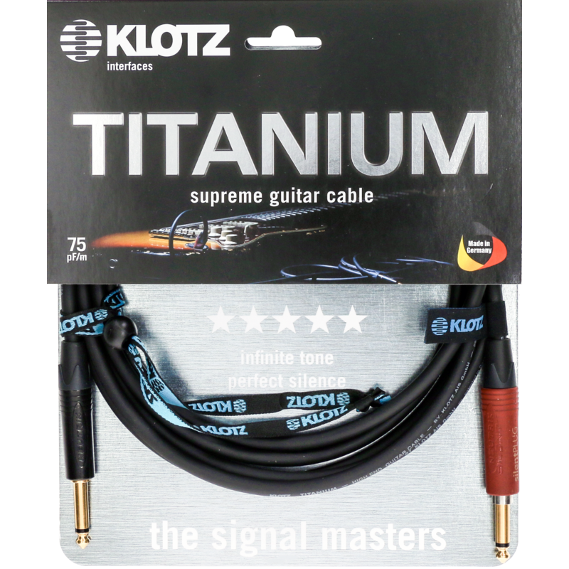 KLOTZ TITANIUM 6M Guitar cable