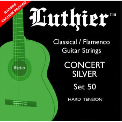 Luthier 50 concert silver classical guitar strings 